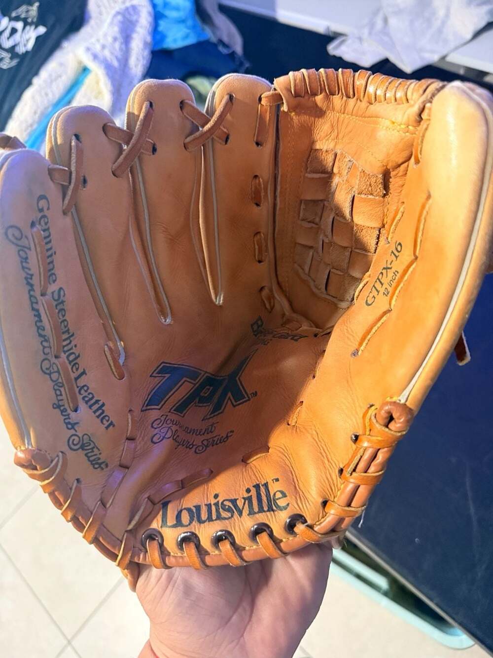 Louisville Slugger TPX Tournament Players Series GTPX-16 12 Inch Baseball Glove - Picture 10 of 11